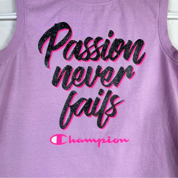 Champion Girl’s Sporty Lavender Muscle Tank - Picture 2 of 5
